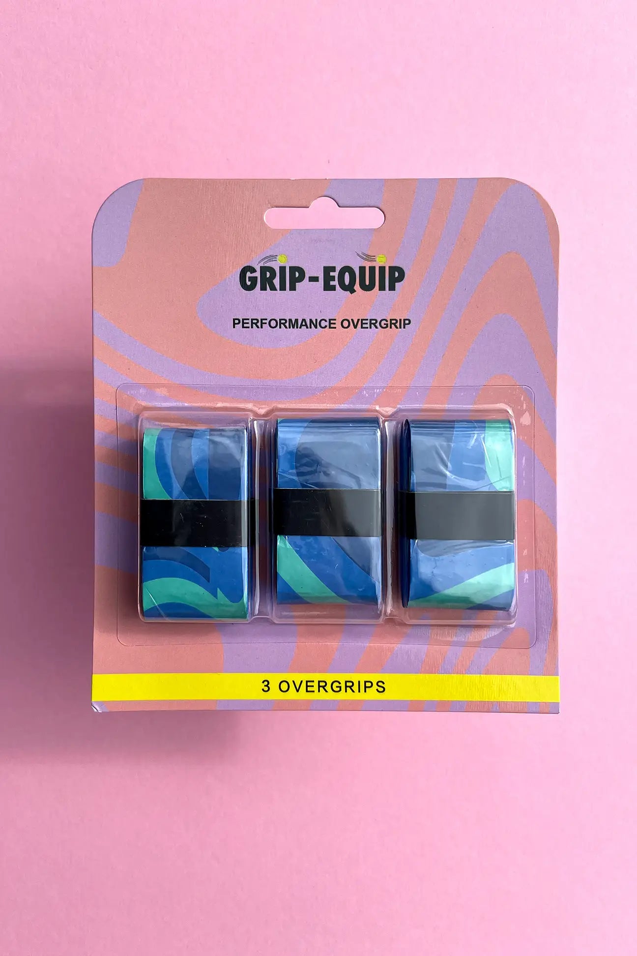 Blue high-performance Tennis overgrips