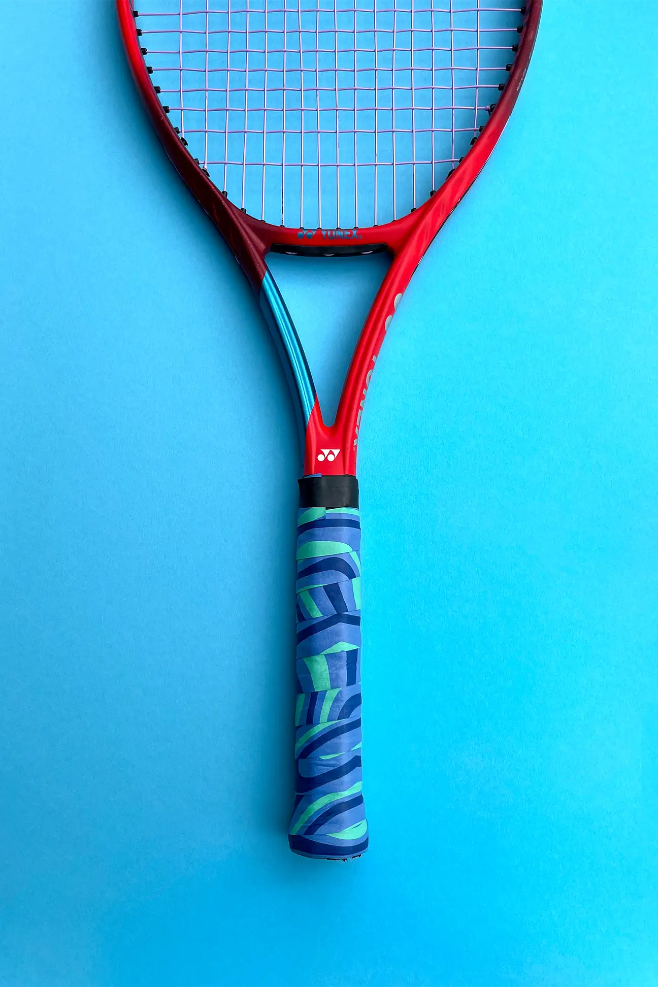 Blue high-performance Tennis overgrips